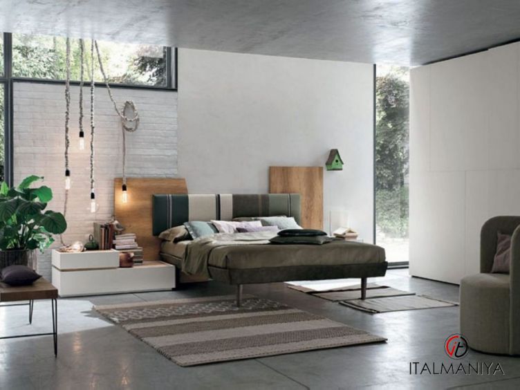 Фото 1 - Спальня Diagonal фабрики Tomasella из массива дерева в современном стиле