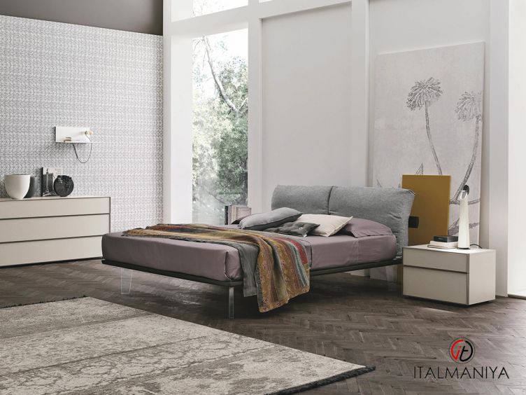 Фото 1 - Спальня Piuma 180 фабрики Tomasella (производство Италия) в современном стиле из МДФ