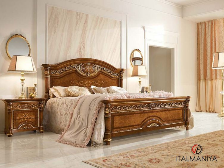 Фото 1 - Спальня Luigi XVI фабрики Valderamobili в классическом стиле из массива дерева