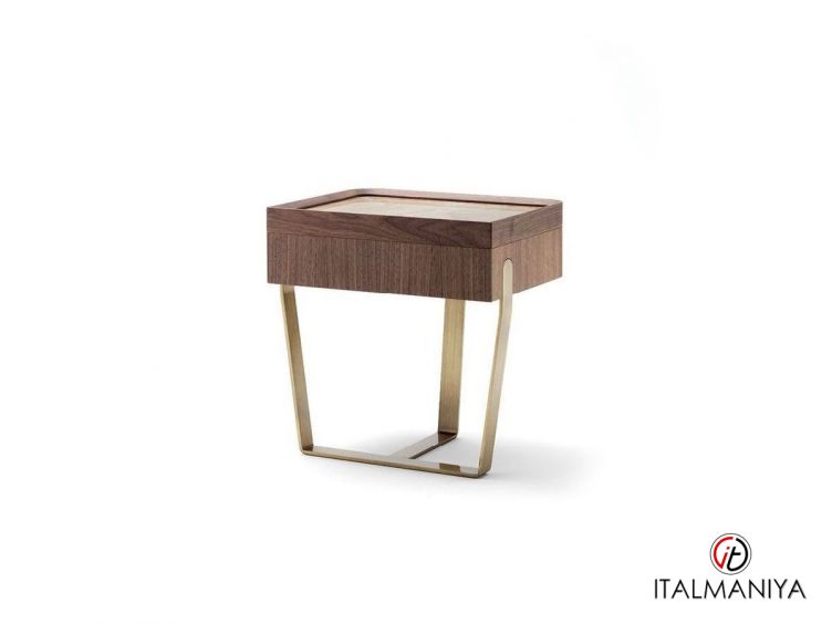 Фото 1 - Тумба прикроватная Desire фабрики Ulivi (производство Италия) из массива дерева коричневого цвета в современном стиле