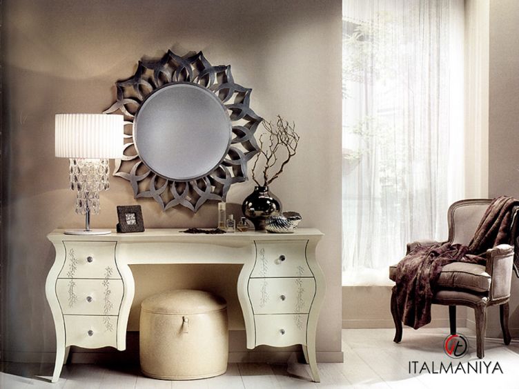 Фото 1 - Туалетный столик 208/R1 фабрики BBelle Italia из массива дерева в стиле арт-деко