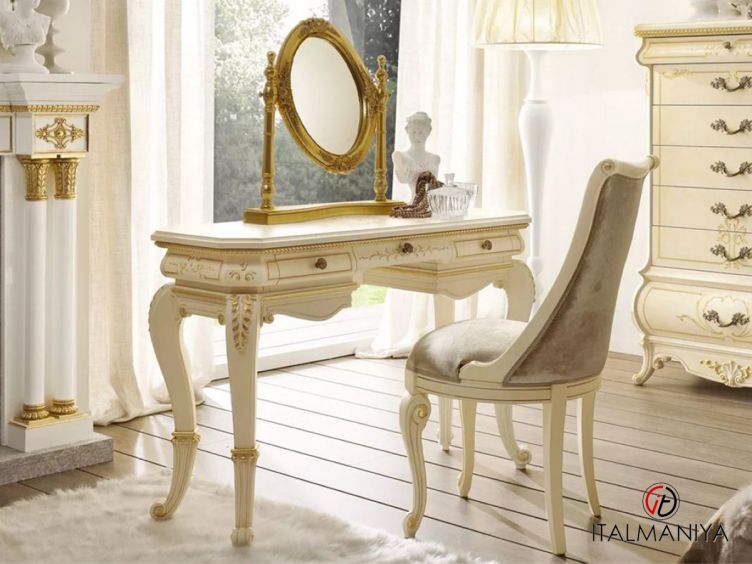Фото 1 - Туалетный столик Rondo фабрики Grilli из массива дерева в классическом стиле