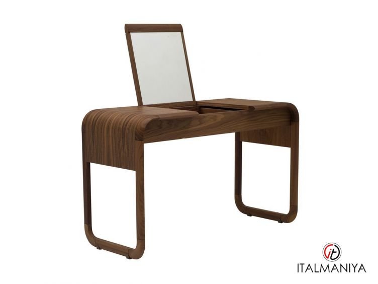 Фото 1 - Туалетный столик Infinity фабрики Ulivi (производство Италия) из массива дерева коричневого цвета в современном стиле