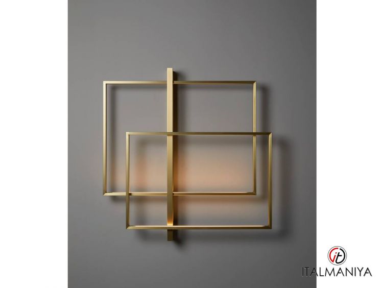 Фото 1 - Бра Mondrian led wall double фабрики Venicem (производство Италия) из металла в современном стиле