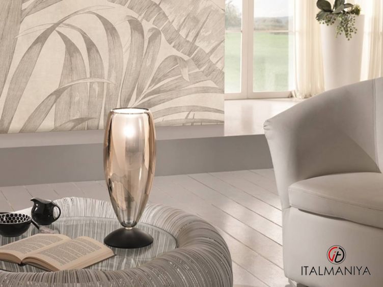 Фото 1 - Настольная лампа Flute фабрики Cangini & Tucci (производство Италия) из стекла в современном стиле