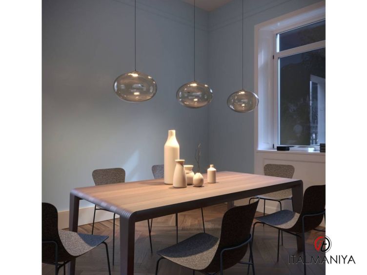 Фото 1 - Подвесной светильник Geo фабрики Cangini & Tucci (производство Италия) из стекла в современном стиле