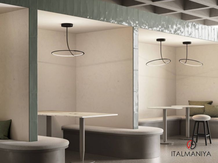 Фото 1 - Подвесной светильник Poise ceiling фабрики Kundalini (производство Италия) из металла в современном стиле