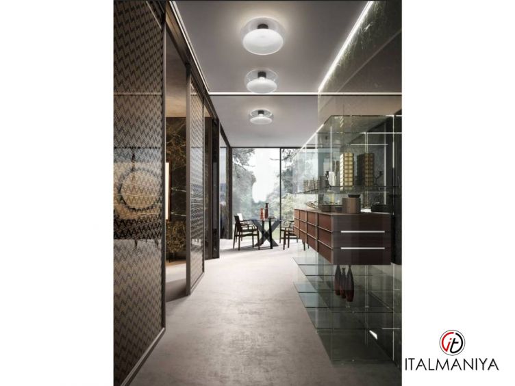 Фото 1 - Потолочный светильник Fold фабрики Cangini & Tucci (производство Италия) из стекла в современном стиле