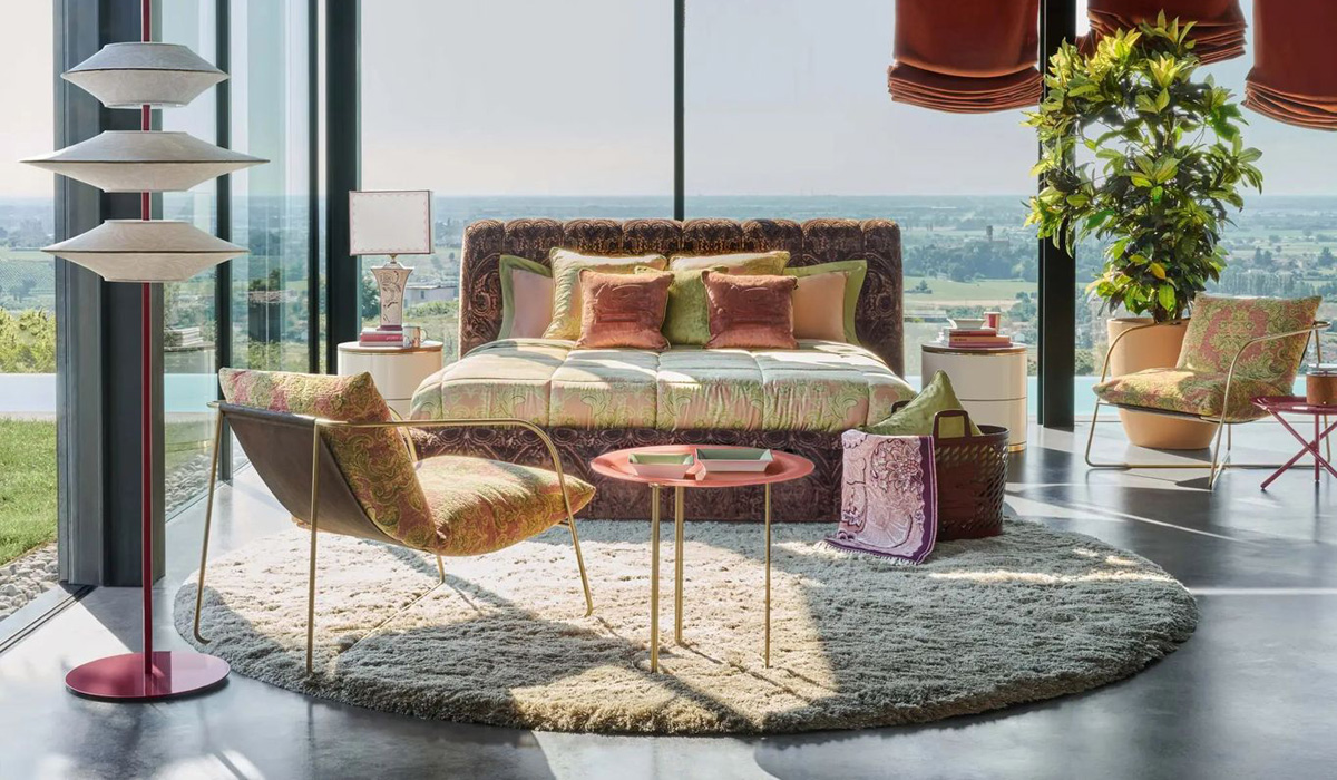 Фото 2 - Кровать Quiltana итальянской фабрики Etro Home Interiors
