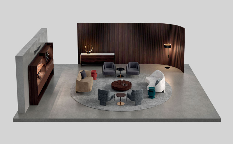Фото 2 - Композиция мебели для гостиной от итальянской фабрики MisuraEmme